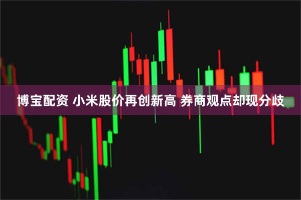 博宝配资 小米股价再创新高 券商观点却现分歧
