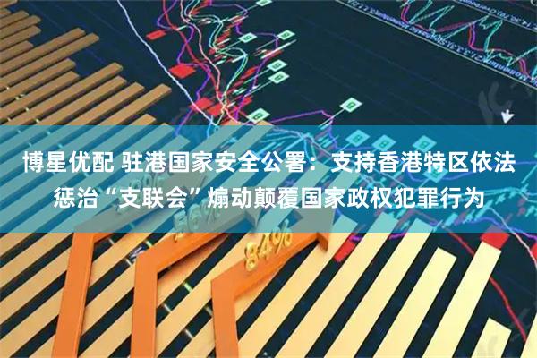 博星优配 驻港国家安全公署：支持香港特区依法惩治“支联会”煽动颠覆国家政权犯罪行为